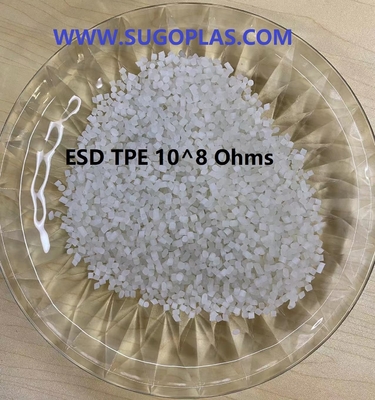 Soft Anti Static TPE Compounds The Raw Materials Of Caster Wheels Used For Shelf Trolley