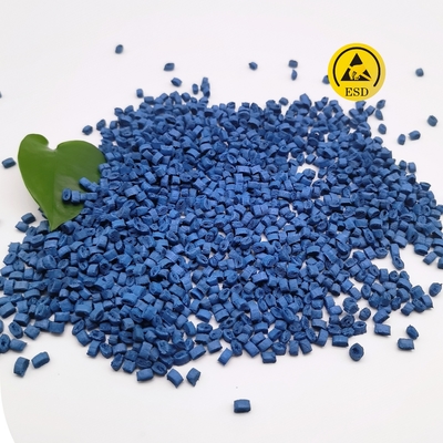 Electrical Blue Conductive Carbon Fiber + PPO Compounds Used For IC Trays And Other ESD Protection Application