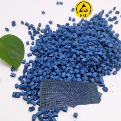 Electrical Blue Conductive Carbon Fiber + PPO Compounds Used For IC Trays And Other ESD Protection Application