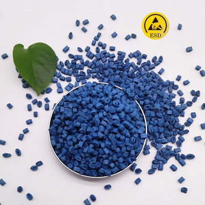 Electrical Blue Conductive Carbon Fiber + PPO Compounds Used For IC Trays And Other ESD Protection Application