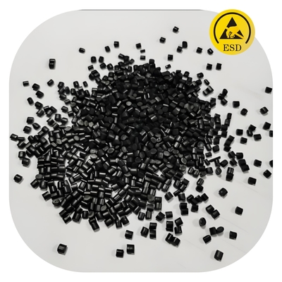Conductive Carbon Black PS Materbatch or Concentrate Used For Conductive and Disspative PS Thermoforming Sheet, Dosage 32~36% gives ESD Value 10^3~9 ohms/sq