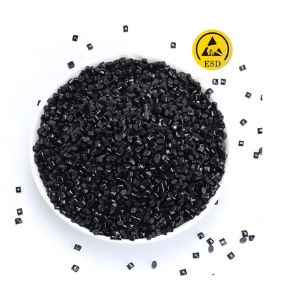 Conductive Carbon Black PS Materbatch or Concentrate Used For Conductive and Disspative PS Thermoforming Sheet, Dosage 32~36% gives ESD Value 10^3~9 ohms/sq