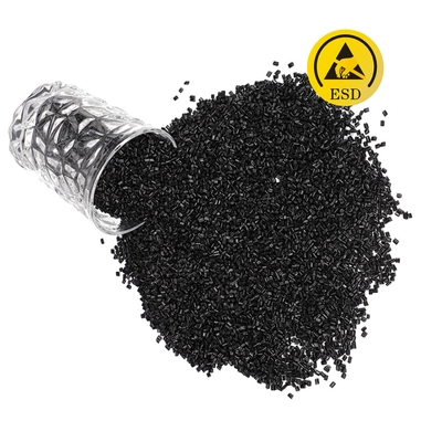 Conductive Carbon Black PS Materbatch or Concentrate Used For Conductive and Disspative PS Thermoforming Sheet, Dosage 32~36% gives ESD Value 10^3~9 ohms/sq