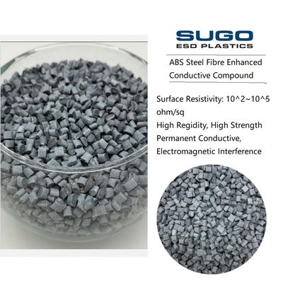 Grey ABS Electrically Carbon Fiber Conductive Compounds, ESD Materials Used For ESD Pens