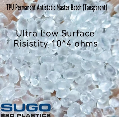 Super Transparent Anti Static TPU Masterbatch 10E4 Ohms