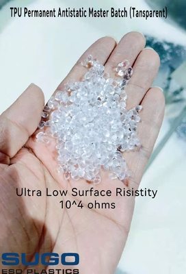 Super Transparent Anti Static TPU Masterbatch 10E4 Ohms