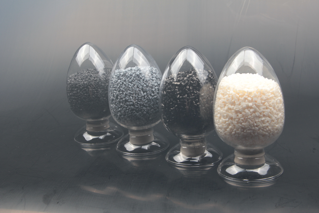 Cylindrical Pellet Conductive PP Custom Color For Electronic / Other Industries