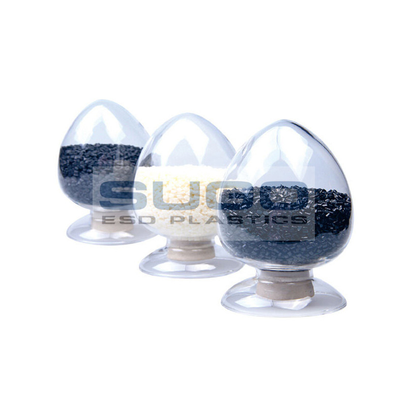 Industrial PC+ABS ESD Compounds High Dispersion Performance High Gloss Mirror Effect